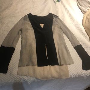 BCBG MAX AZRIA Silk Blouse Size Medium